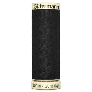 Gutermann Sew All Thread 100m (000) Black