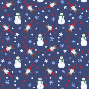 Lewis and Irene Keep Believing Christmas Fabric