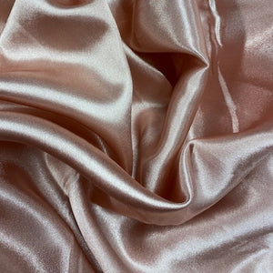 Silky Satin - Pale Pink (Sold by Metre Only)